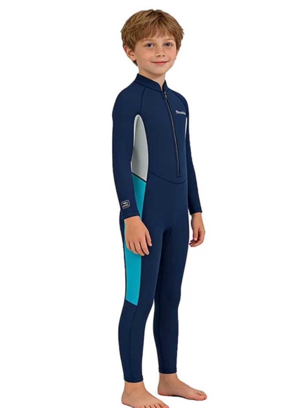 Boys 2mm seaskin wetsuit size 6 full body